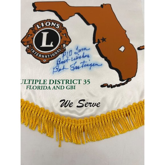 2003 to 2005 Lions Club International Banner Florida District Bob Lastinger - Picture 4 of 5